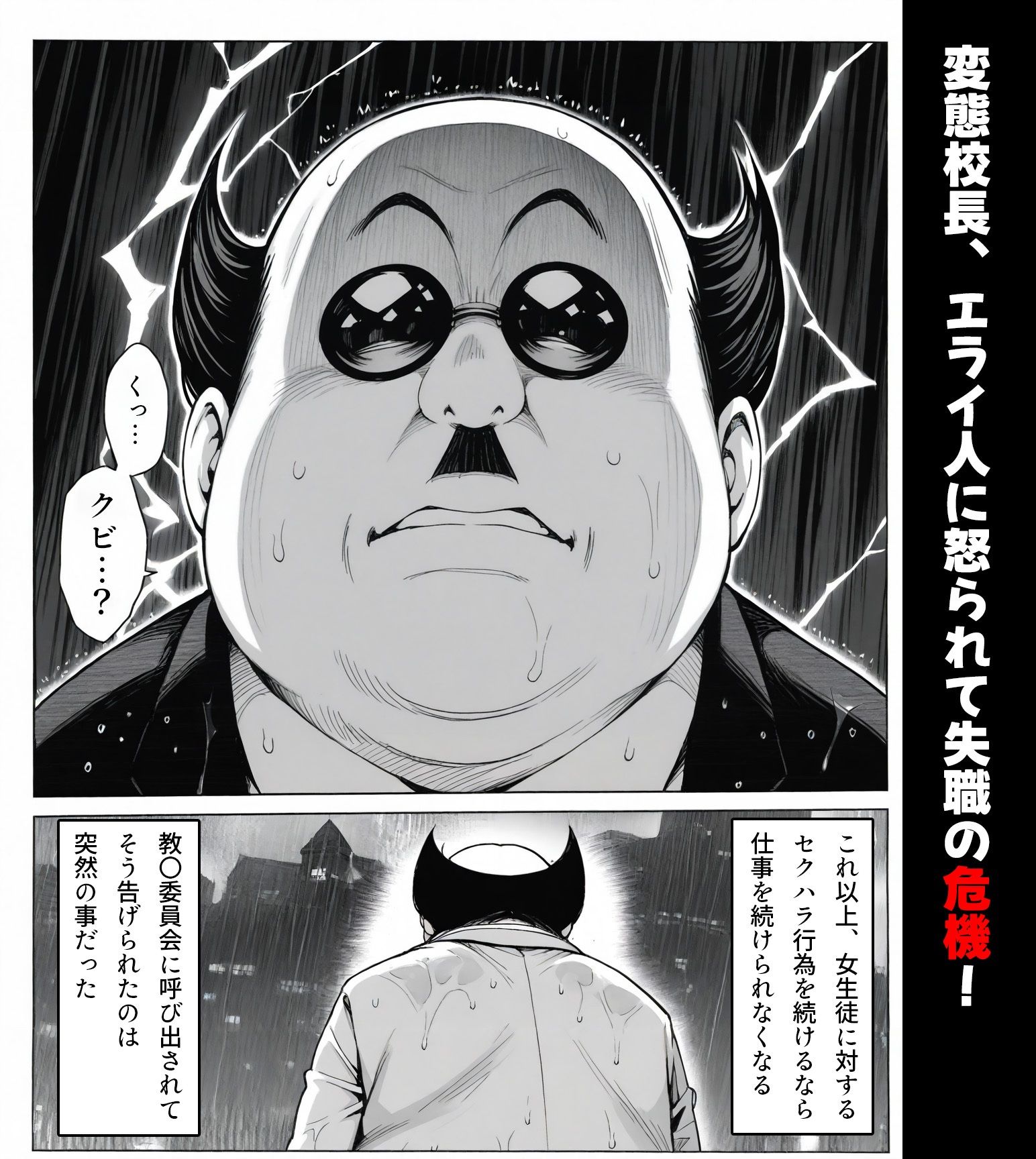 校長に種付けされるヒロインをオカズに抜きたい時に読む漫画 1 古手〇唯 変態校長現る